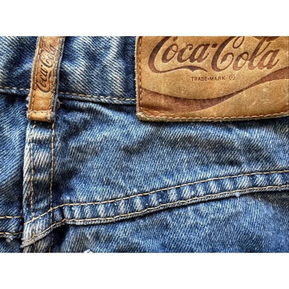Coca Cola Denim - Coca Cola women’s blue denim jeans vintage 90s high rise mom 100% cotton